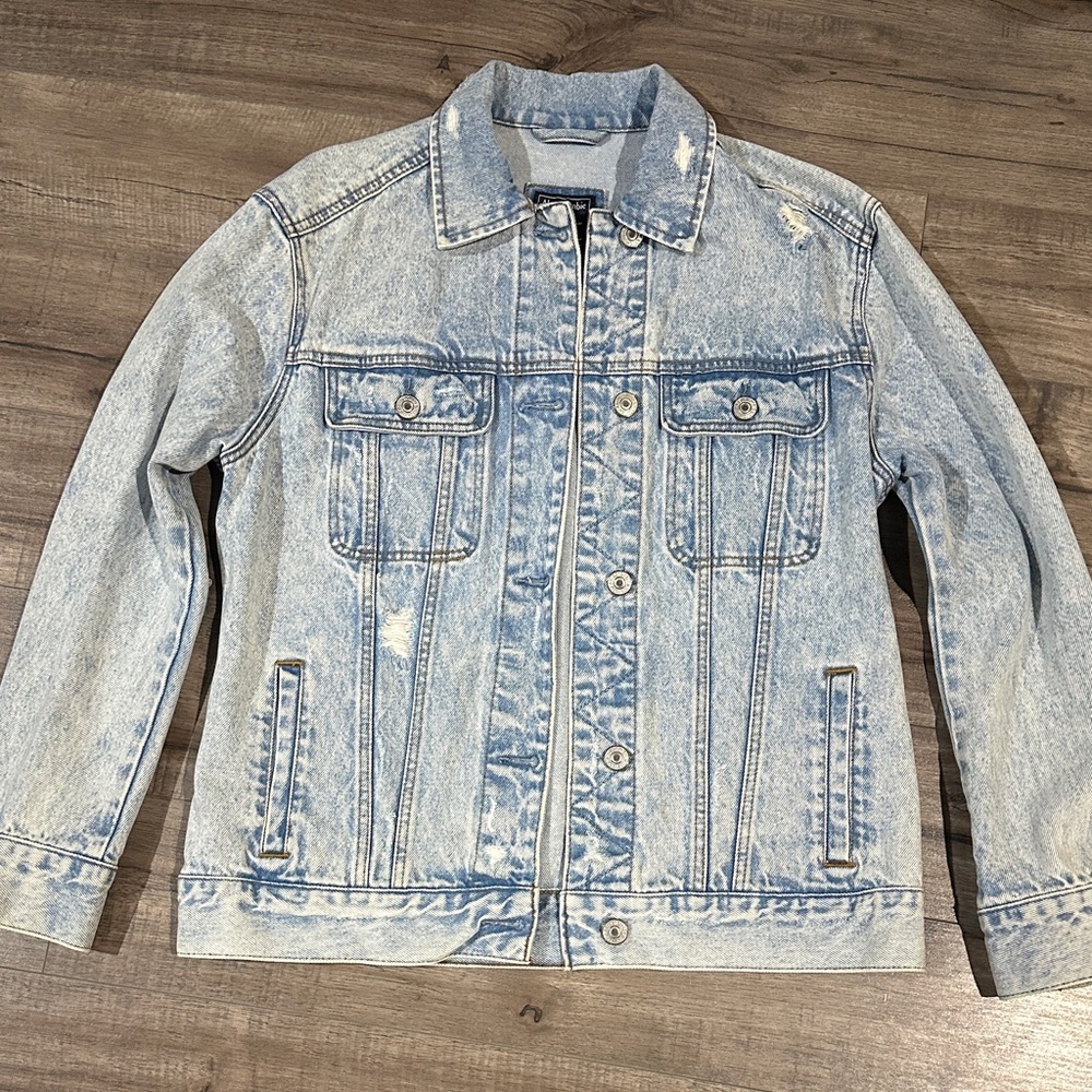 Abercrombie & Fitch Light Blue Denim Jacket